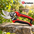 Vorteken™ Professional Garden Pruning Shears with High-Strength Steel Blade & Ergonomic Grip