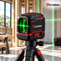 Vorteken™ Self-Leveling Green Laser Level with High-Visibility Cross-Line Alignment